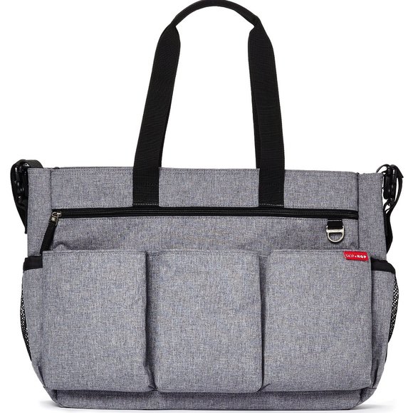 Skip Hop Duo Double Signature Diaper Bag - Heather - Picture 1 of 3